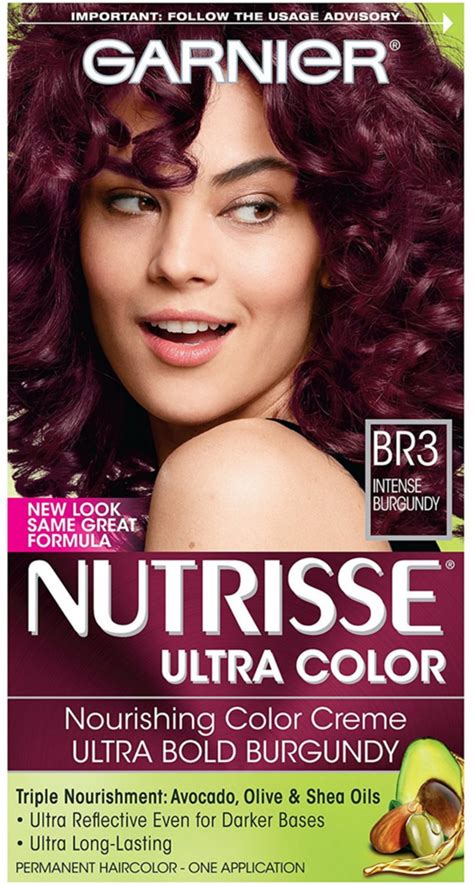 garnier intense burgundy shades.